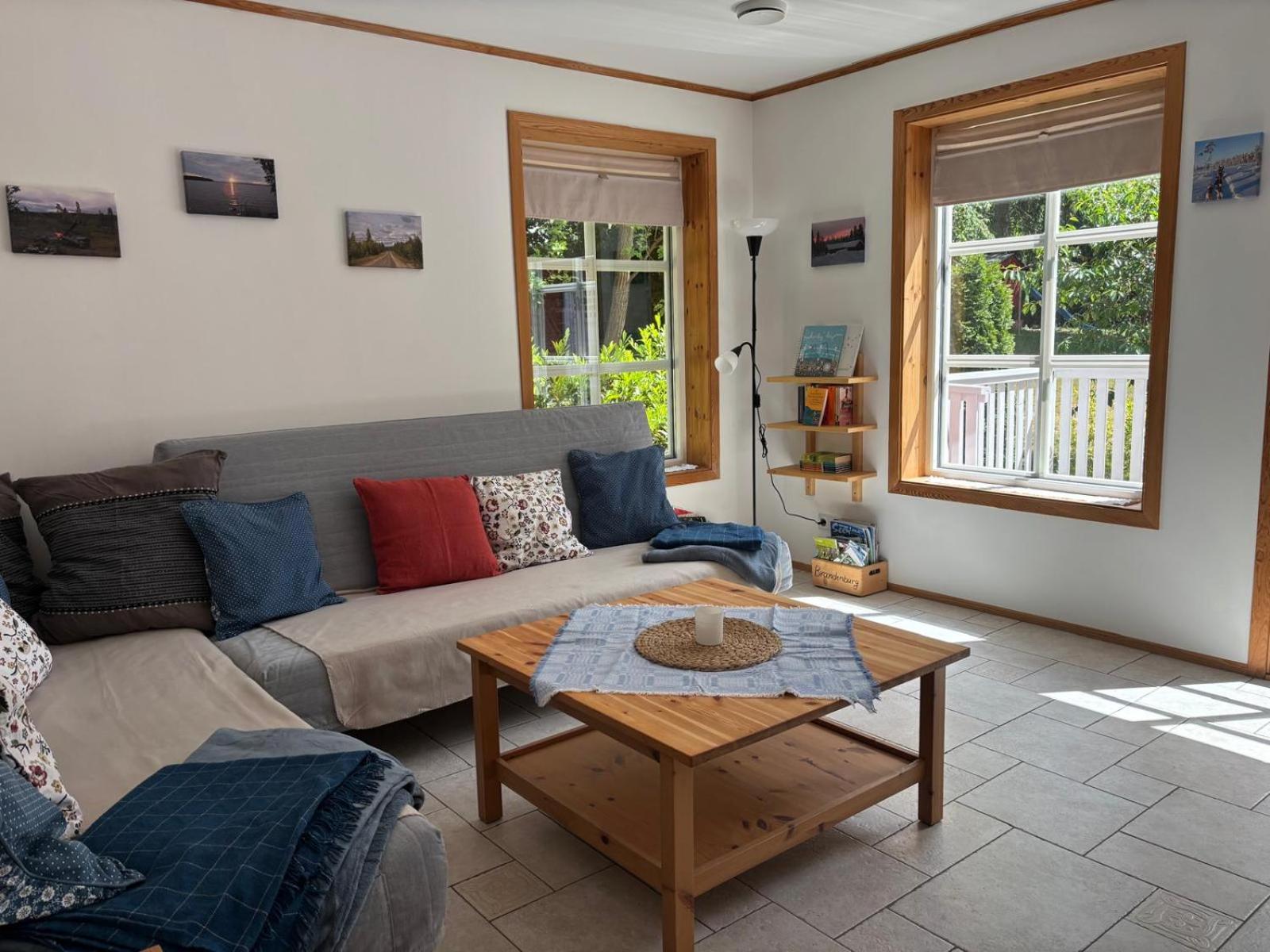 Toms Stuga Ferienwohnung Schoneiche Bagian luar foto