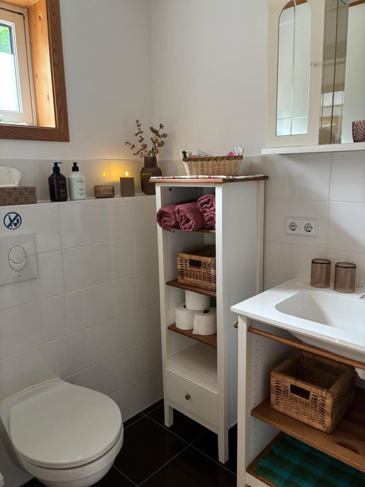 Toms Stuga Ferienwohnung Schoneiche Bagian luar foto
